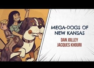 GRAPHIC NOVEL CLUB: The MEGA-DOGS OF NEW KANSAS team discusses audience control in comics