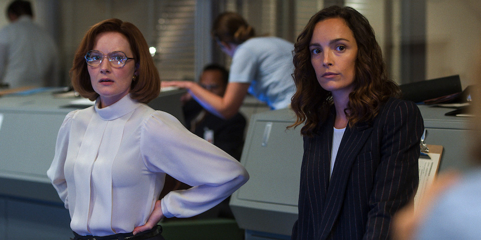 Margo Madison (Wrenn Schmidt) and Ellen Wilson (Jodi Balfour) are still in charge in "The Grey"