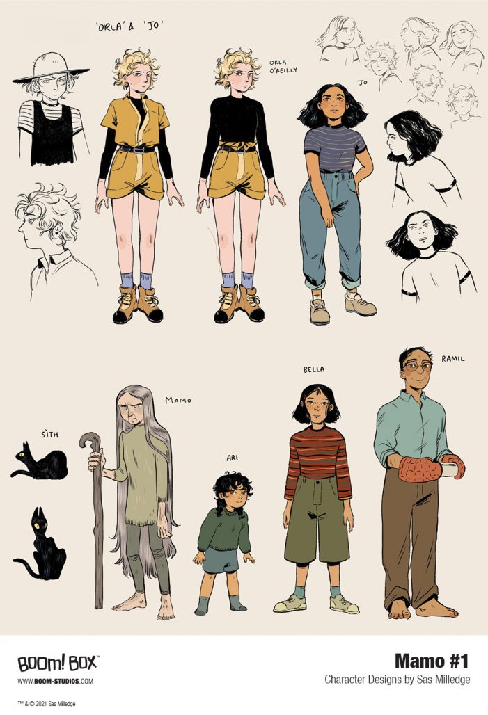 Mamo Character Designs by Sas Milledge