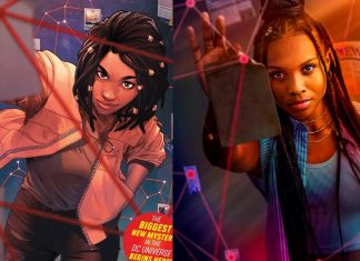 First look at Kaci Walfall as The CW’s NAOMI homages her first comic cover Kaci Walfall