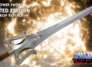 Factory Entertainment unveils life-sized He-Man Power Sword prop replica Power Sword