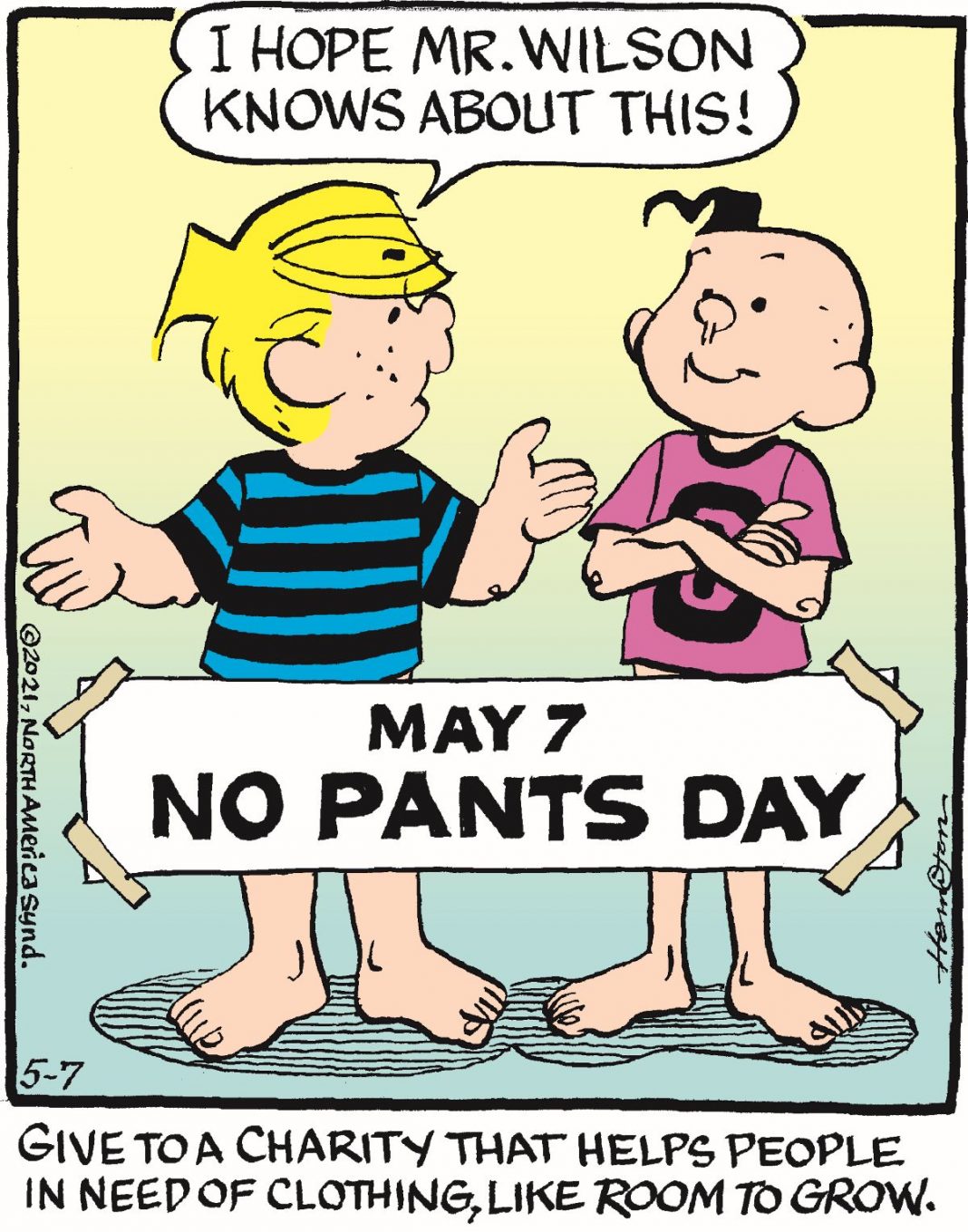 Celebrate today's No Pants Day 2021 with these comic strips that live