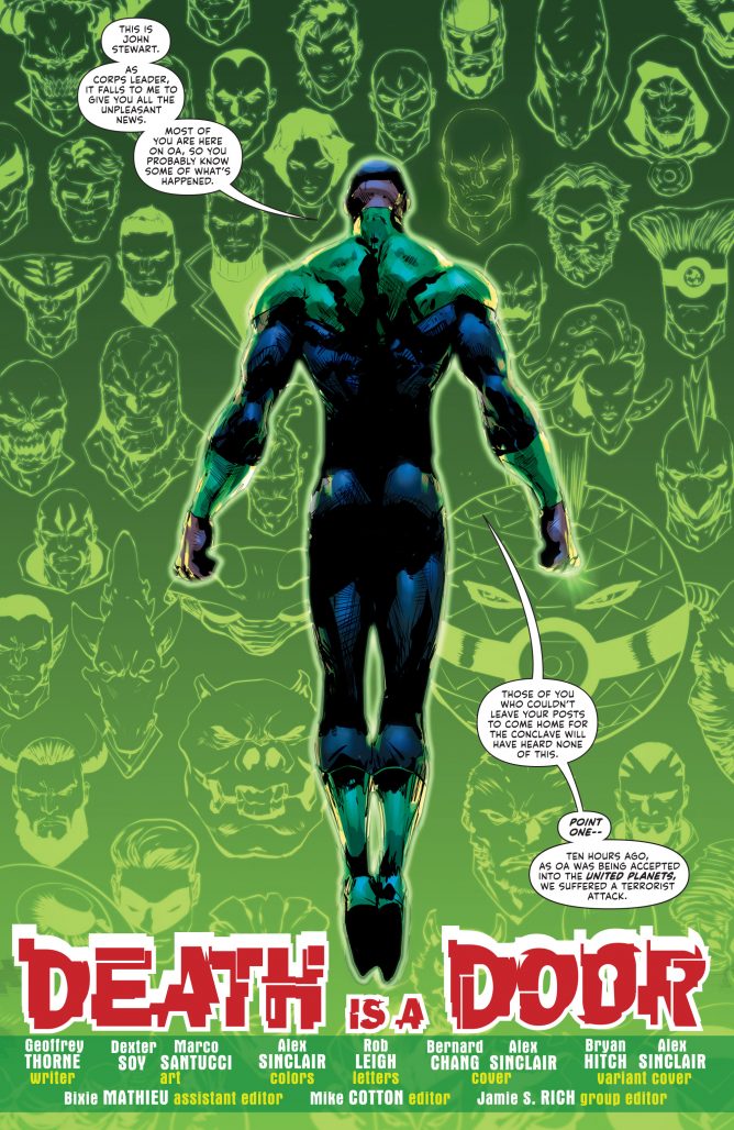 Green Lantern #2 page 1