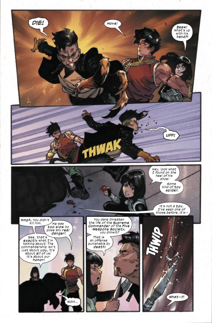 Page From Shang-Chi #1