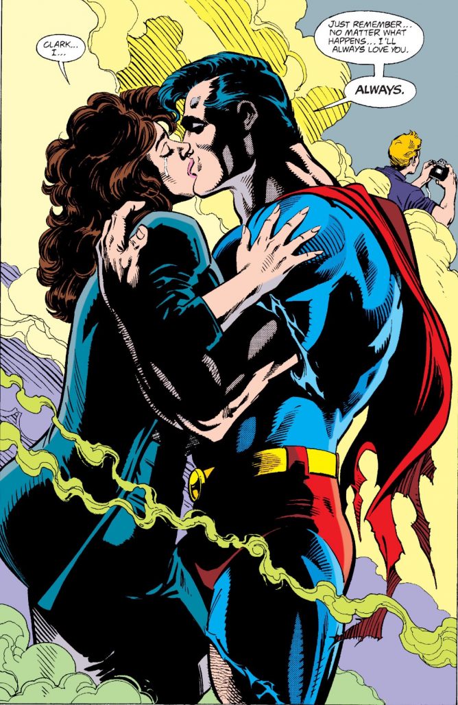 Superman and Lois share a final kiss in Superman #75