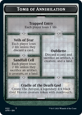Tomb of Annihilation from Magic the Gathering Adventures in the Forgotten Realms expansion