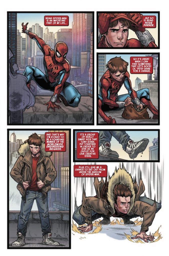 Page From W.E.B. of Spider-Man #1