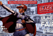 Anyone Comics adds the ACCESS GUIDE BLACK COMIC FAIR to its impressive resume