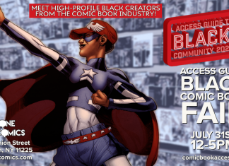 Anyone Comics adds the ACCESS GUIDE BLACK COMIC FAIR to its impressive resume