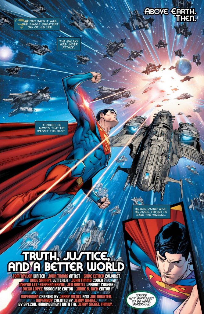 Superman: Son of Kal-El #1  page 1