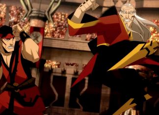 Liu Kang vs. Shang Tsung fight among latest MORTAL KOMBAT LEGENDS: BATTLE OF THE REALMS images Liu Kang