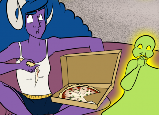 A Year of Free Comics: Split rent with a demon in SEEING THINGS