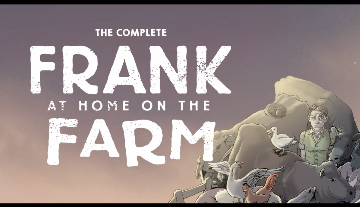 frank at home on the farm