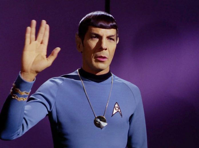 Spock (Leonard Nimoy) wearing an IDIC necklace would say the end of fandom is illogical