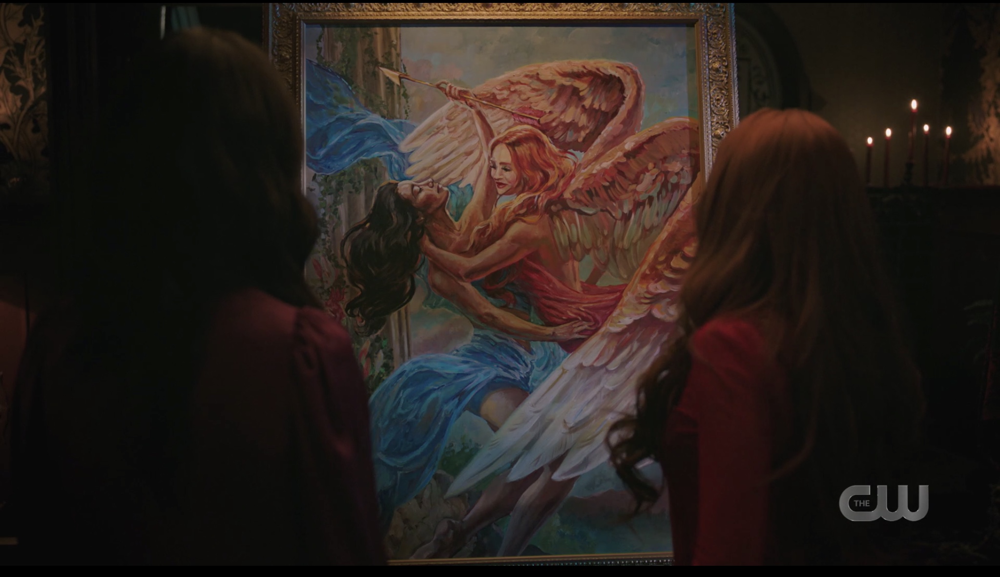 Cheryl Blossom's painting of Psyche and Cupid