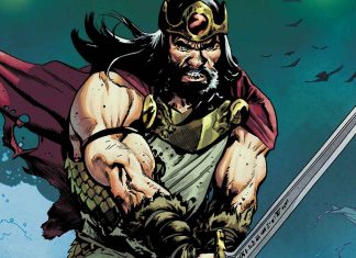 Jason Aaron and Mahmud Asrar return to Hyboria for KING CONAN miniseries King Conan