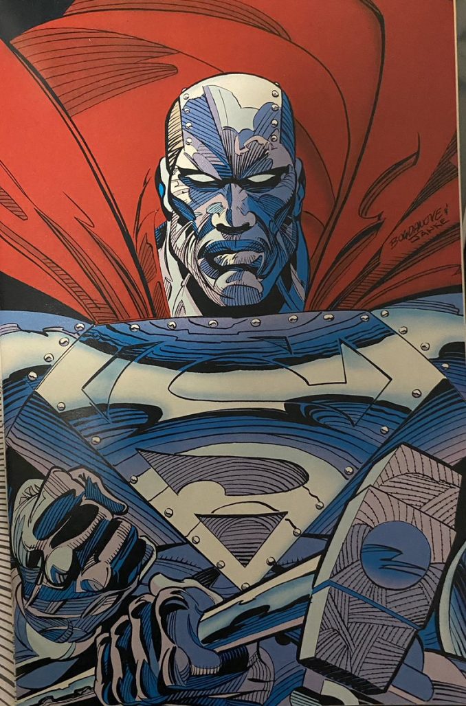 Man of Steel #22 inner cover