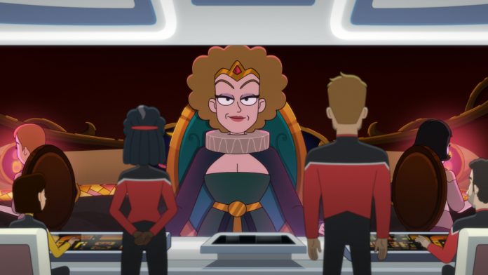 Queen on viewscreen!