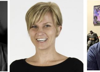 Comic Book People on the Move: Irwin, Katzman, Harned, Alonso