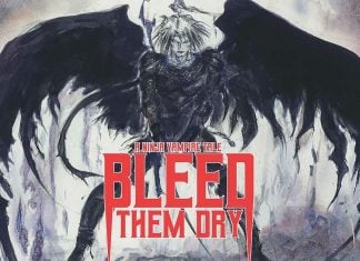 Take a sip of sake as you read Vault’s BLEED THEM DRY Bleed Them Dry sake