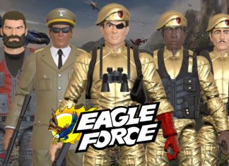 EAGLE FORCE 40th Anniversary action figures from Fresh Monkey Fiction & BBTS available for pre-order Eagle Force action figures