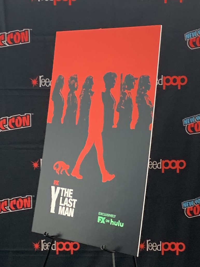 Y: The Last Man poster on display at NYCC