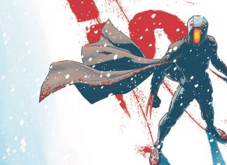 EXCLUSIVE: The SNOW ANGELS Volume 1 print release gets a Jamie McKelvie-illustrated bookplate