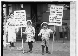 FANDOM FLAMES: Timmy Chalamet has stans, but more importantly, IATSE prepares to strike An image from an early strike of the 20th century, because IATSE's not the first to strike