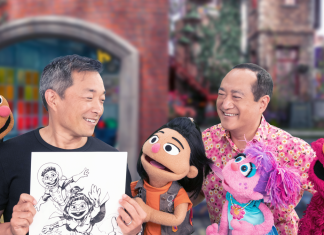Jim Lee reacts to appearing on Sesame Street