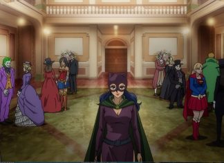 Selina Kyle crashes the party in latest images from the CATWOMAN: HUNTED animated film Catwoman Hunted animated