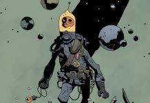 Mike Mignola debuts his new steampunk hero RADIO SPACEMAN this Spring from Dark Horse Radio Spaceman