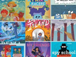 Kids graphic novels for Winter 2022 collage