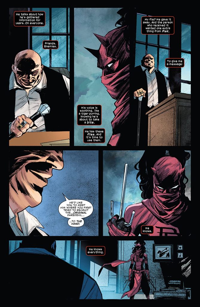 Page from Daredevil: Woman Without Fear #1