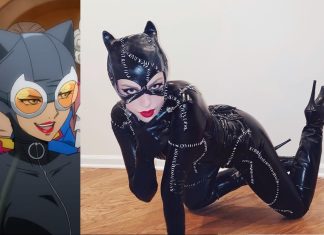 INTERVIEW: How Elizabeth Gillies went from cosplaying to voicing the feline felon in CATWOMAN: HUNTED