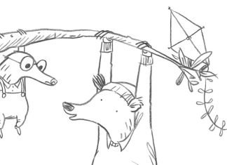 EXCLUSIVE: INTO THE BEWILDERNESS, cartoonist Gus Gordon’s debut graphic novel, coming from Clarion Books in 2024