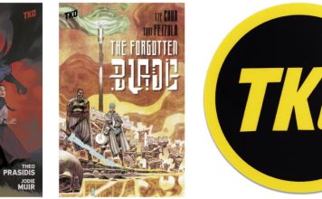 Two new fantasy graphic novels from TKO Studios: BLACK MASS RISING and THE FORGOTTEN BLADE