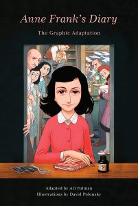 cover art for Anne Frank's Diary graphic adaptation - women's history