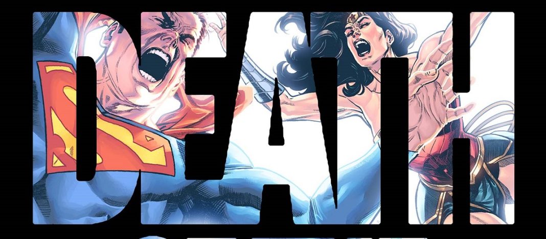 JL75 - Main Cover Acetate Death of the Justice League