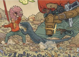 INTERVIEW: Geof Darrow talks Komodo dragons and Moebius influence in new SHAOLIN COWBOY