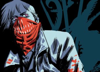 New creative team debuts the Scarlet Mask monster hunter in HOUSE OF SLAUGHTER #6 House of Slaughter