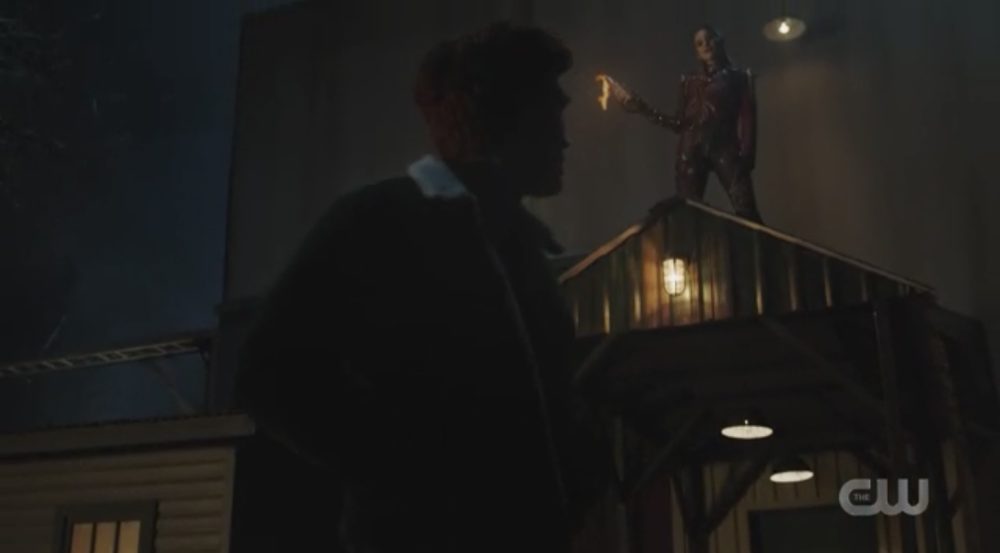 Abigail tries to murder Archie with a molotov cocktail on Riverdale