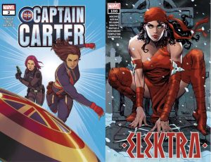 Captain Carter #2 and Elektra #100