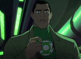 John Stewart leads the charge in the GREEN LANTERN: BEWARE MY POWER animated movie Green Lantern Beware My Power animated