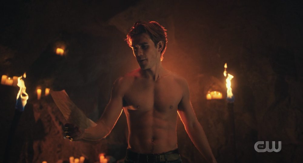 KJ Apa Archie Andrews abs of steel