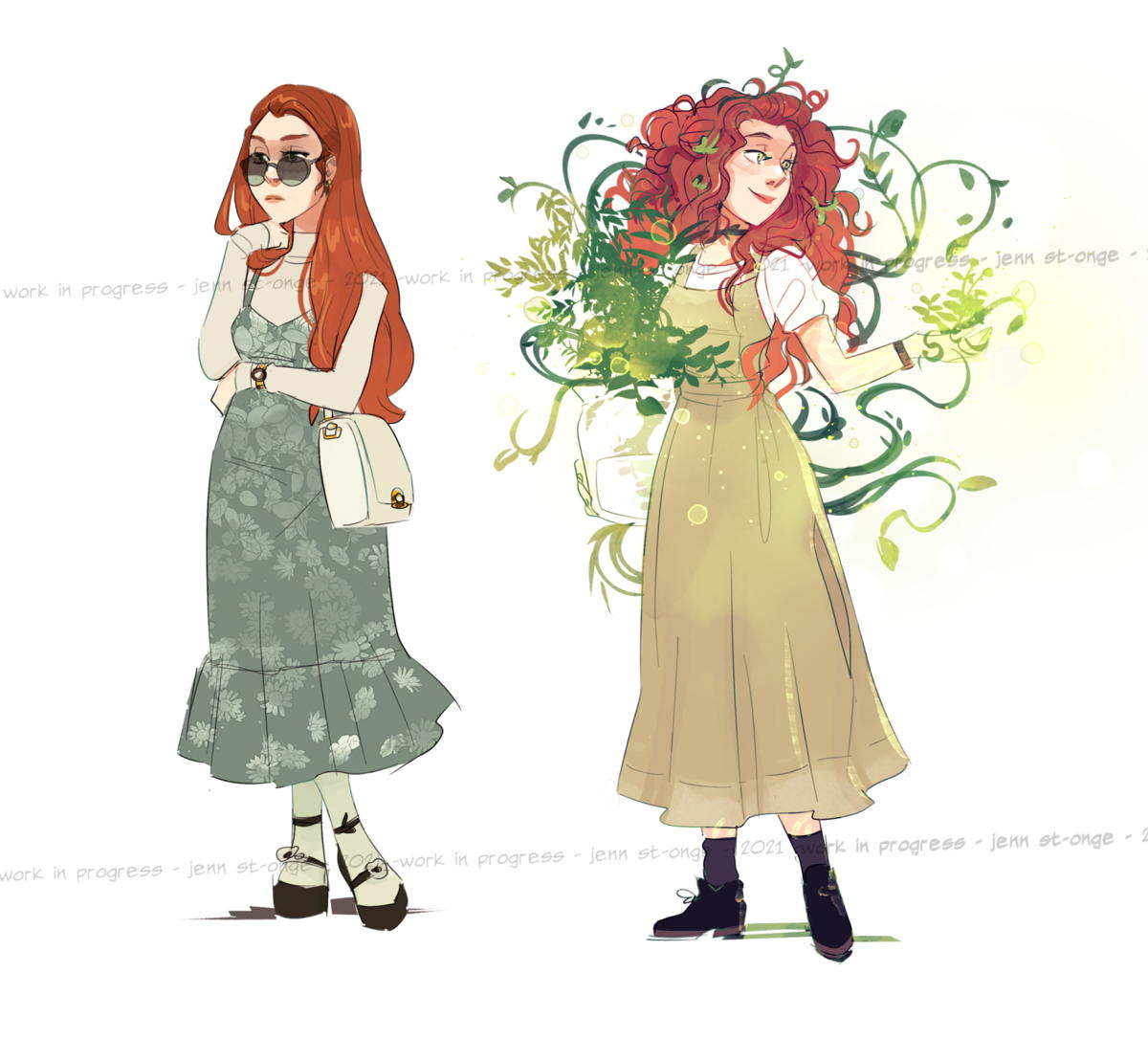 Pamela Isley_character designs