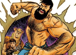 Prebear yourself for the return of SHIRTLESS BEAR-FIGHTER in new miniseries Shirtless Bear Fighter