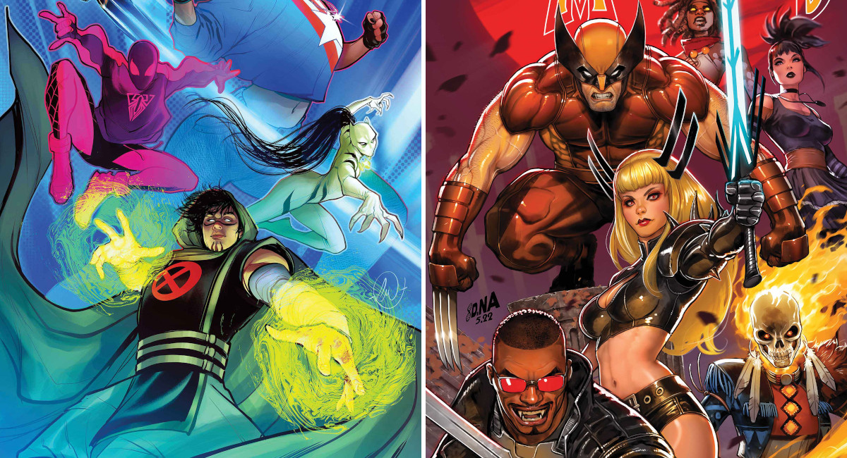 Marvel - Escapade and the New Mutants face a mysterious new group