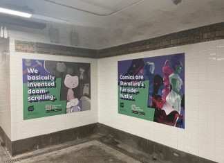 Webtoon ads take over New York City’s hippest subway station