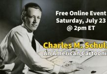 Check out the Billy Ireland Museum’s special CHARLES SCHULZ online talk
