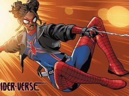 Meet the new Spider-UK in EDGE OF SPIDER-VERSE #2
